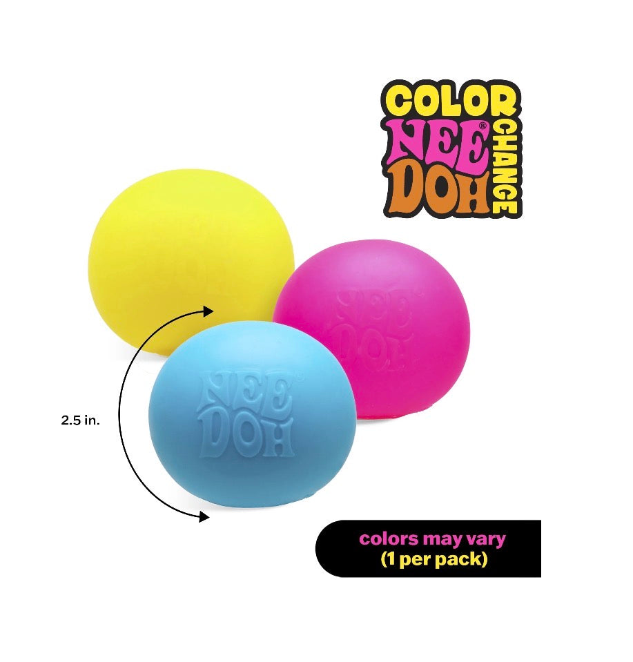 NeeDoh Color Change, Novelty Fidget Toy, (1 Piece, Color May Vary), Ch ...